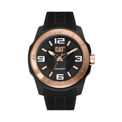 CAT GRIDLOCK LX-161-21-139 Black Silicone Band 10ATM 47MM Analog Watch